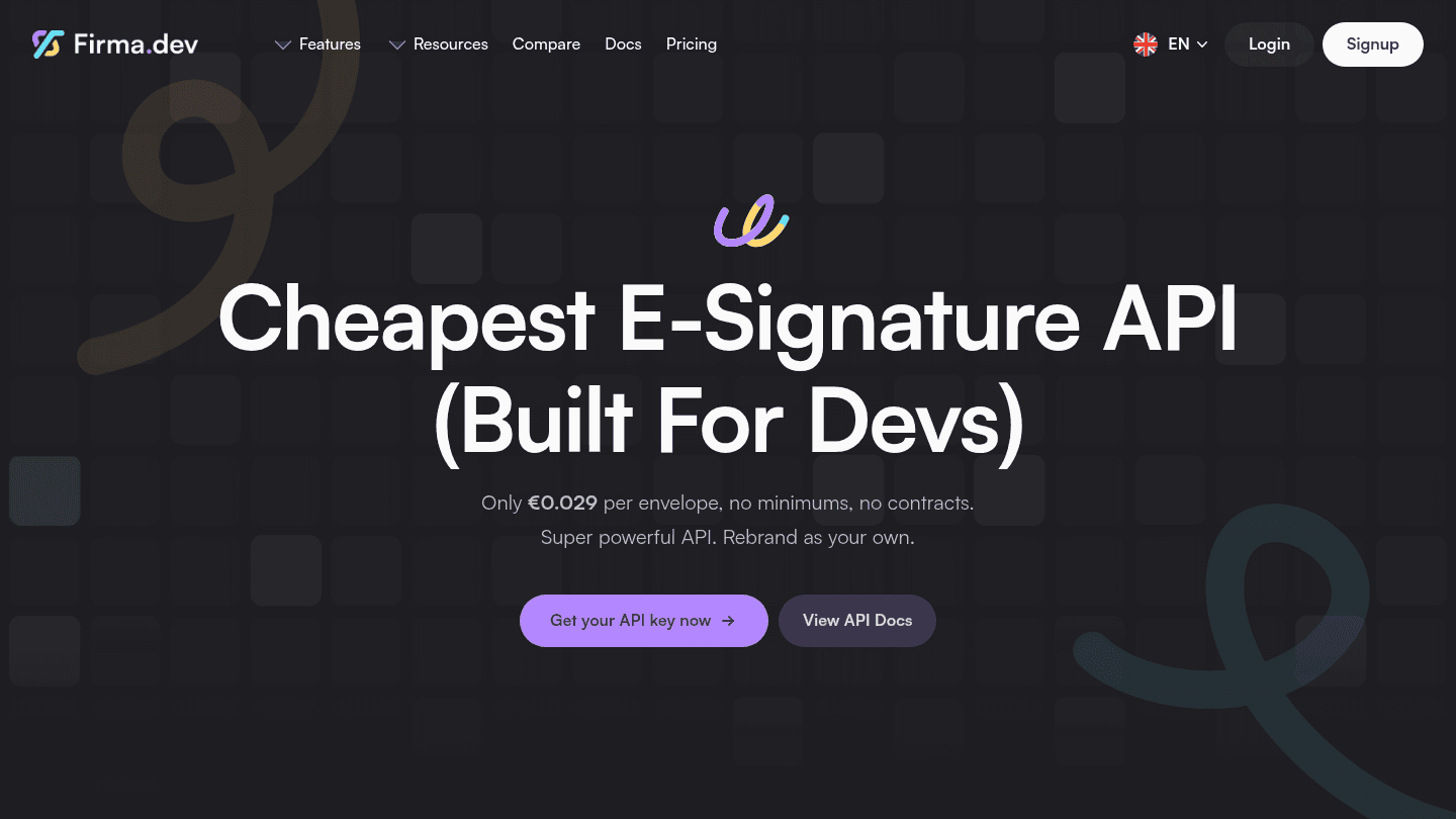 Firma.dev Hero
