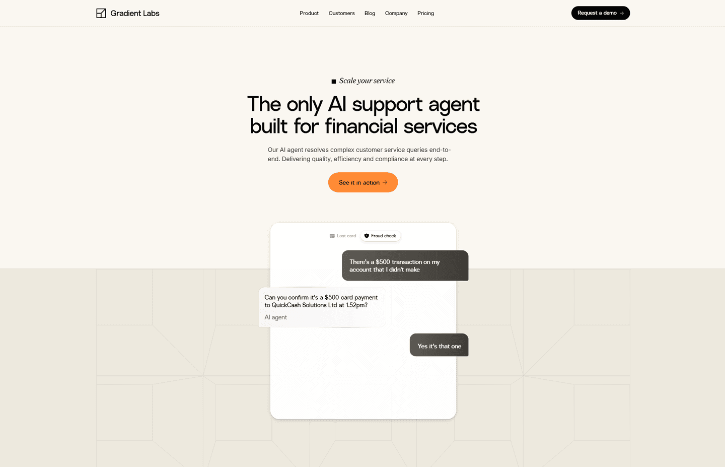 Gradient Labs Hero