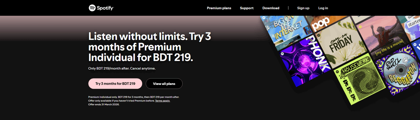 Spotify Premium Hero
