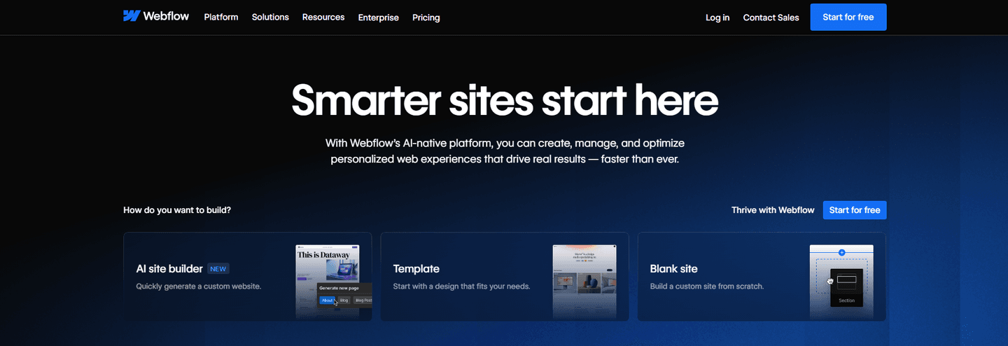 Webflow Hero