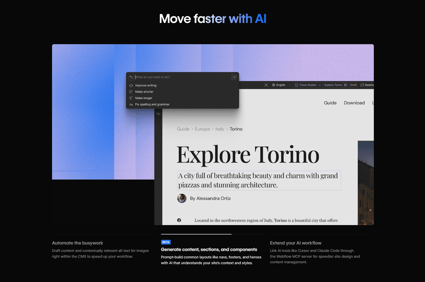 Webflow Hero