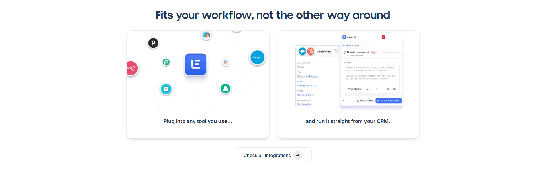 Lemlist Integrations