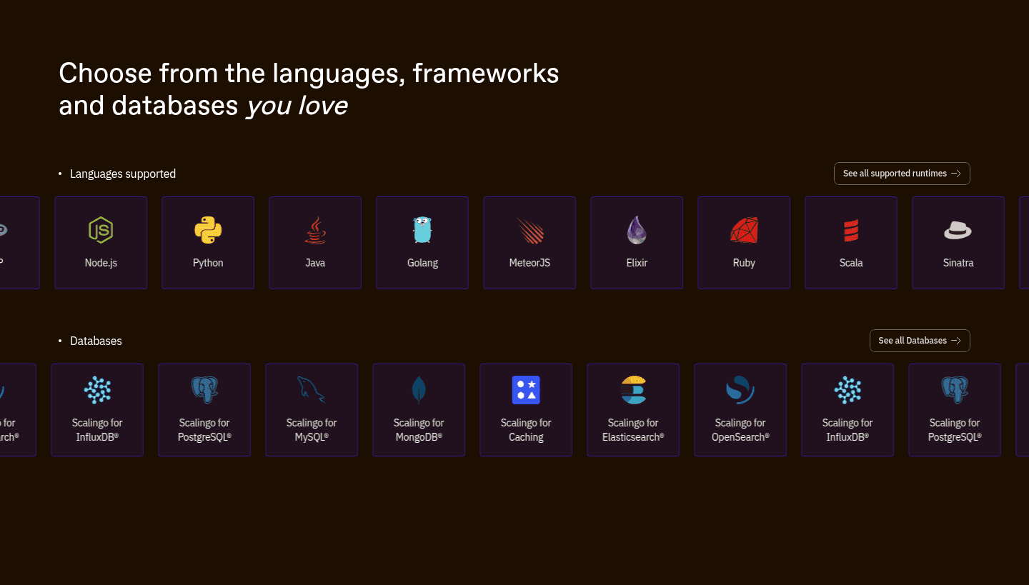 Scalingo Integrations