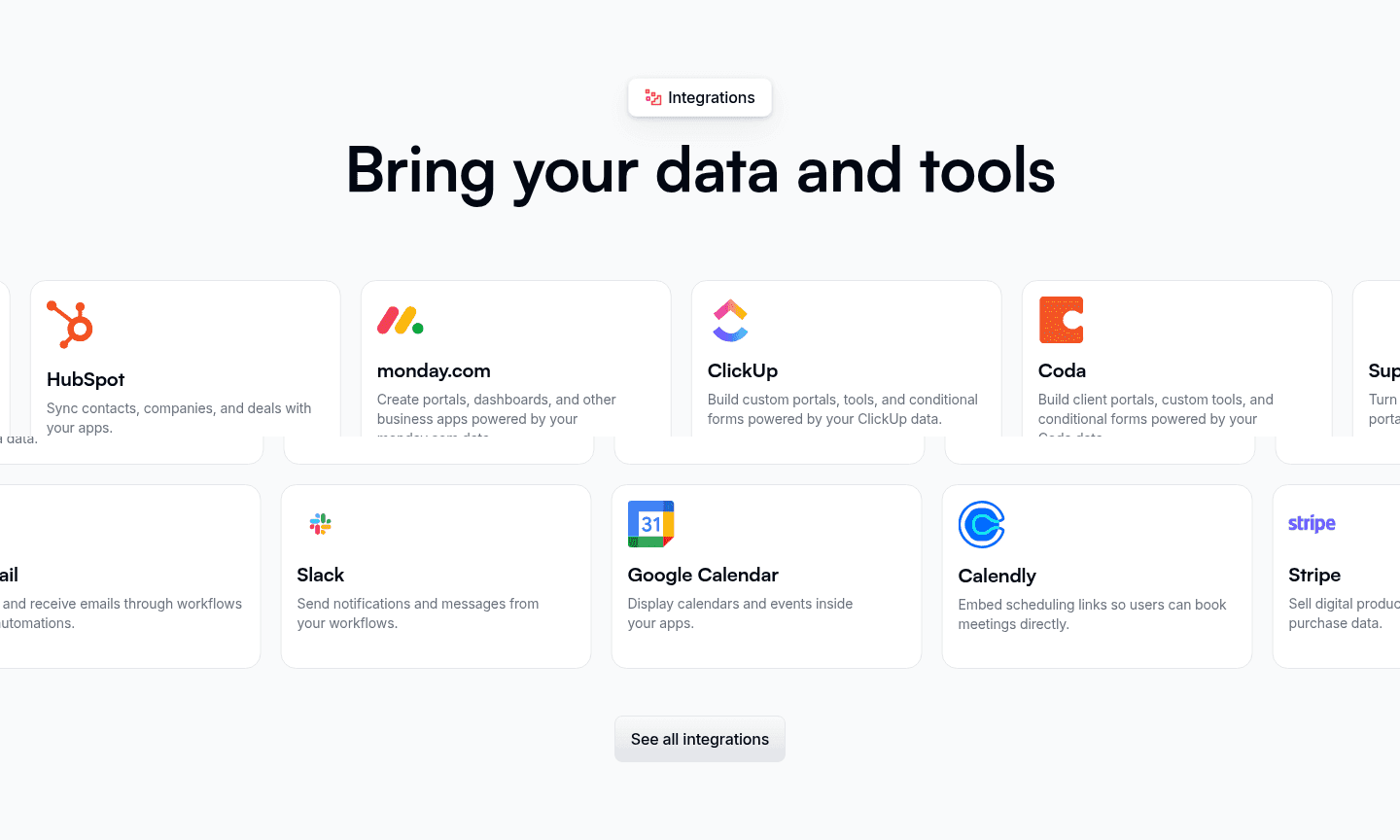 Softr Integrations