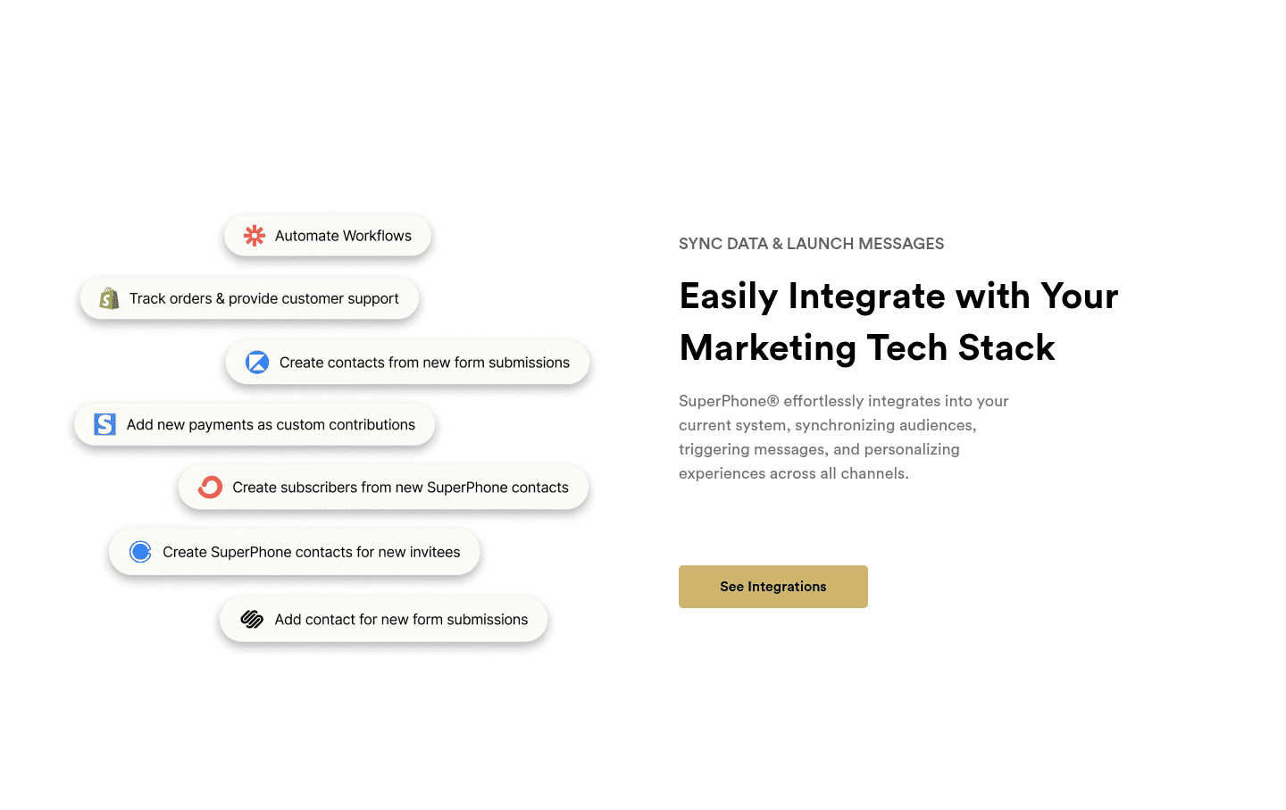 Superphone Integrations
