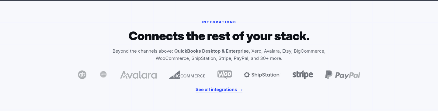 Webgility Integrations