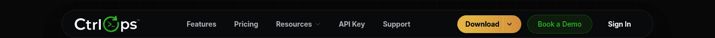 CtrlOps Navbar