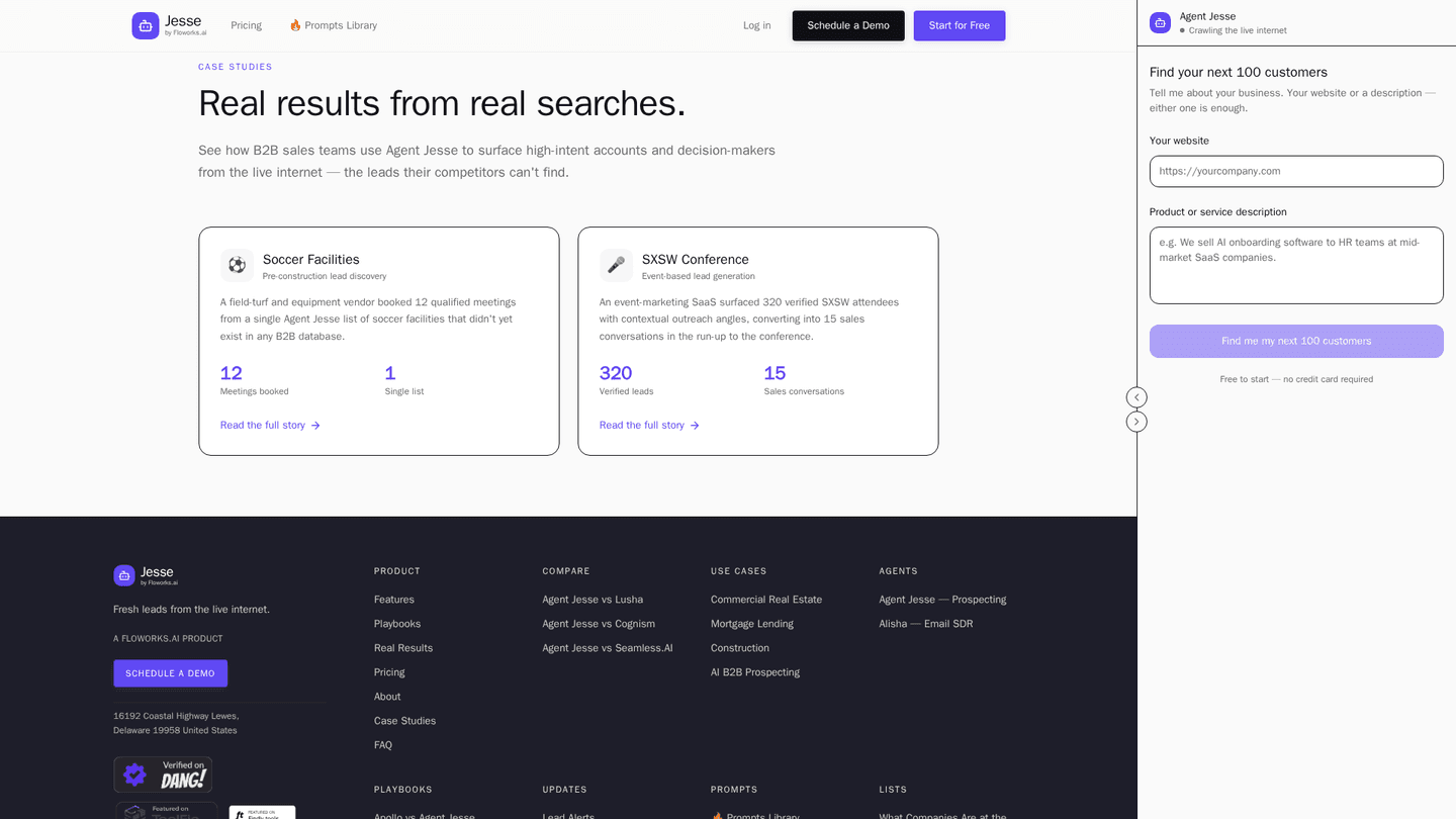 Case study page example