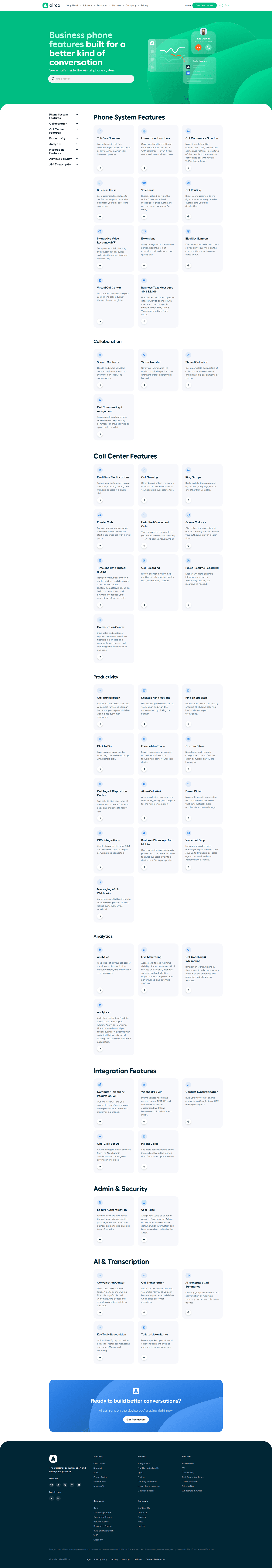 Aircall homepage