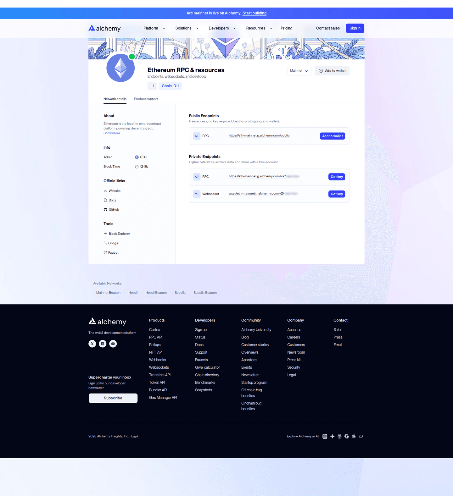 Alchemy programmatic SEO page