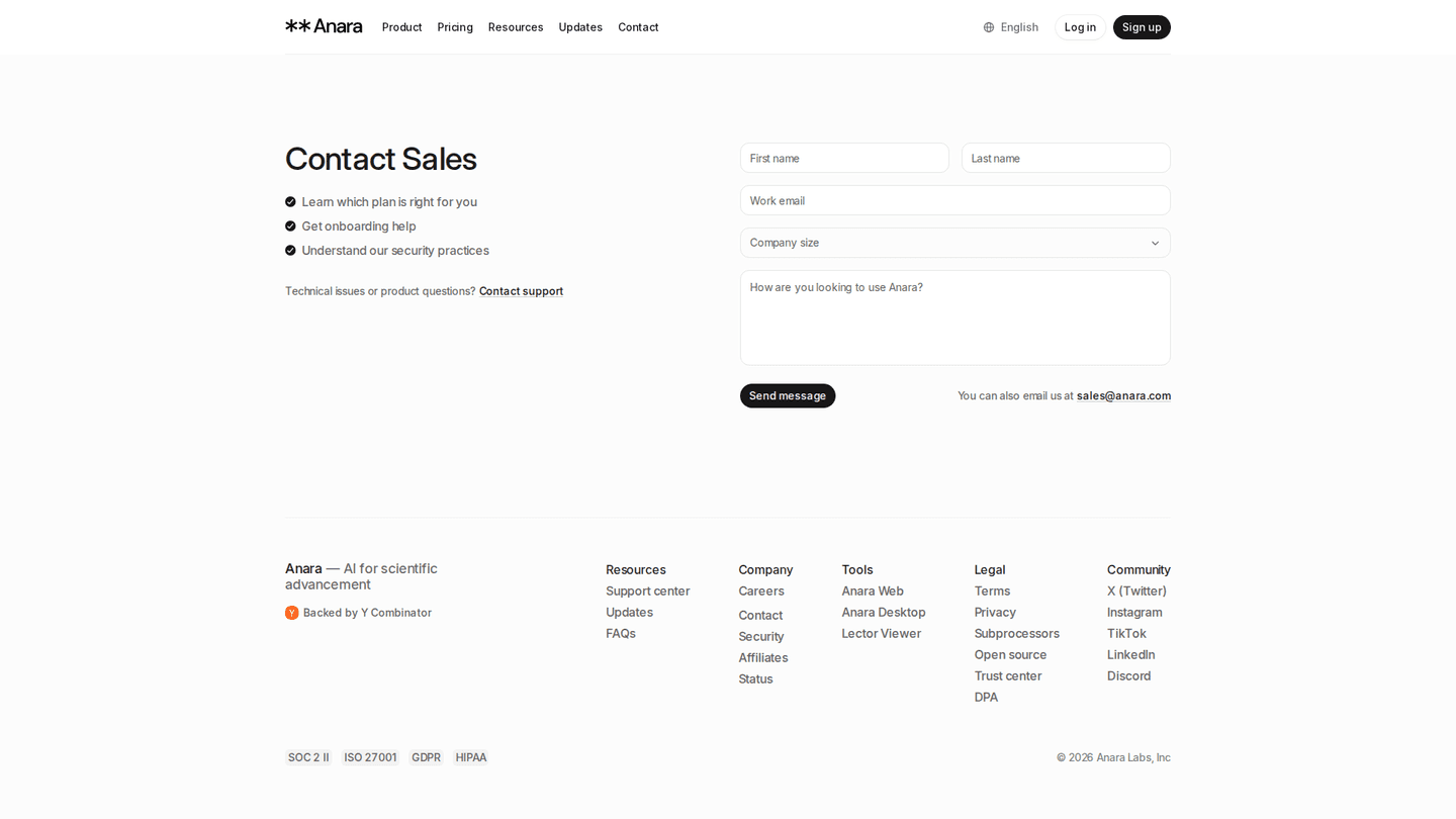 Unriddle contact page