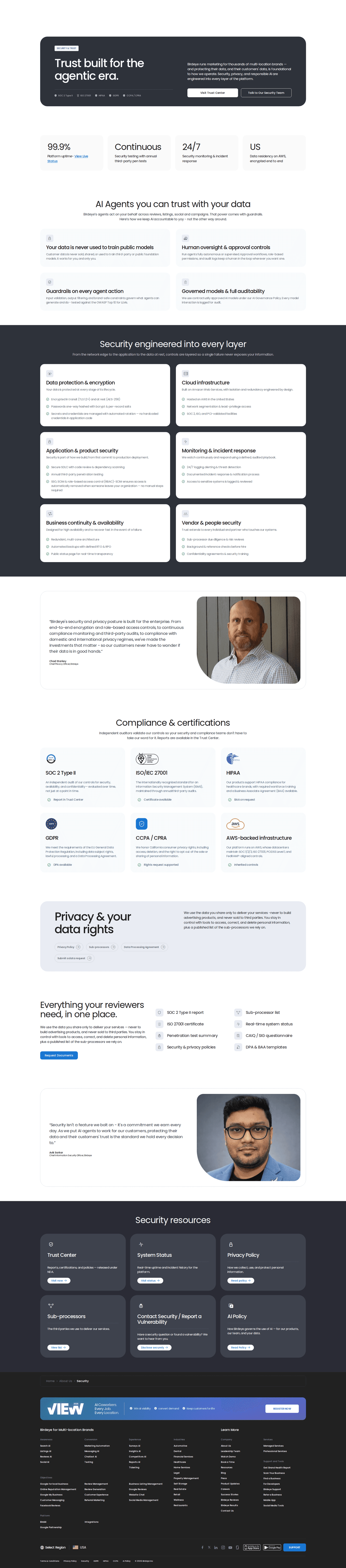 Birdeye homepage