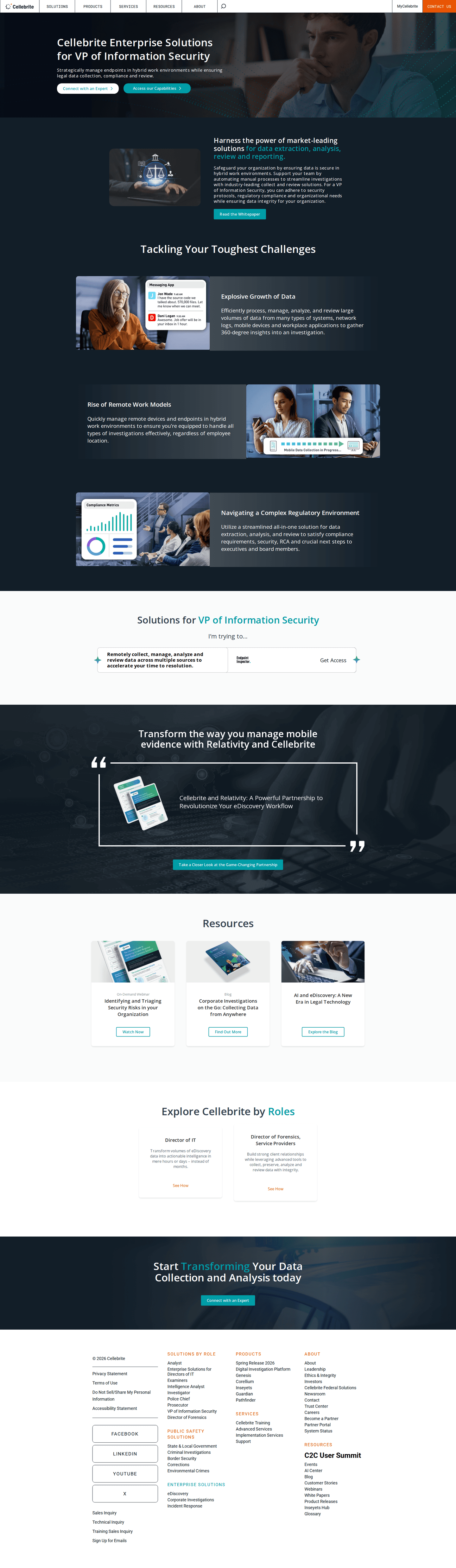 Cellebrite persona page