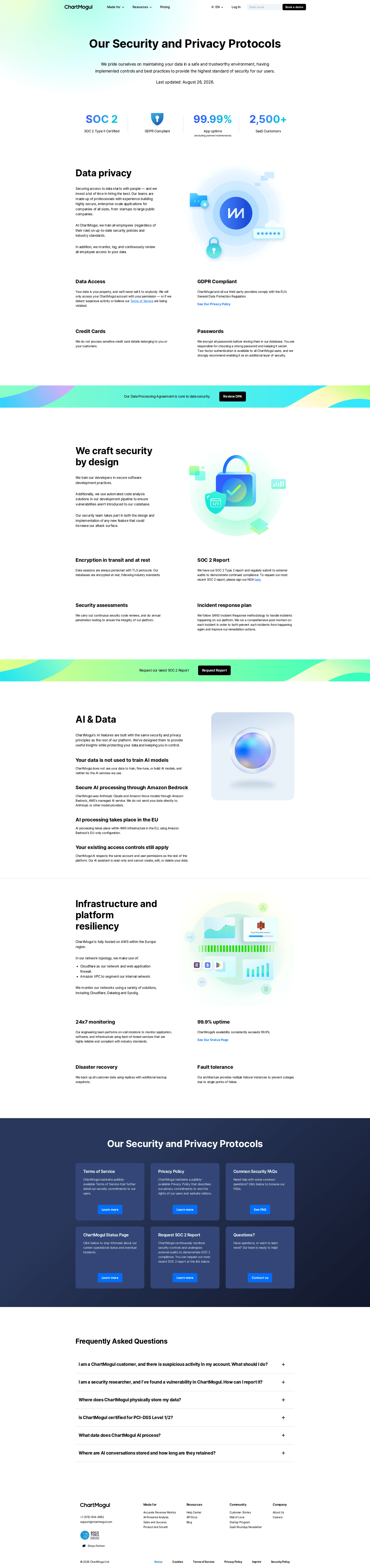 ChartMogul security page