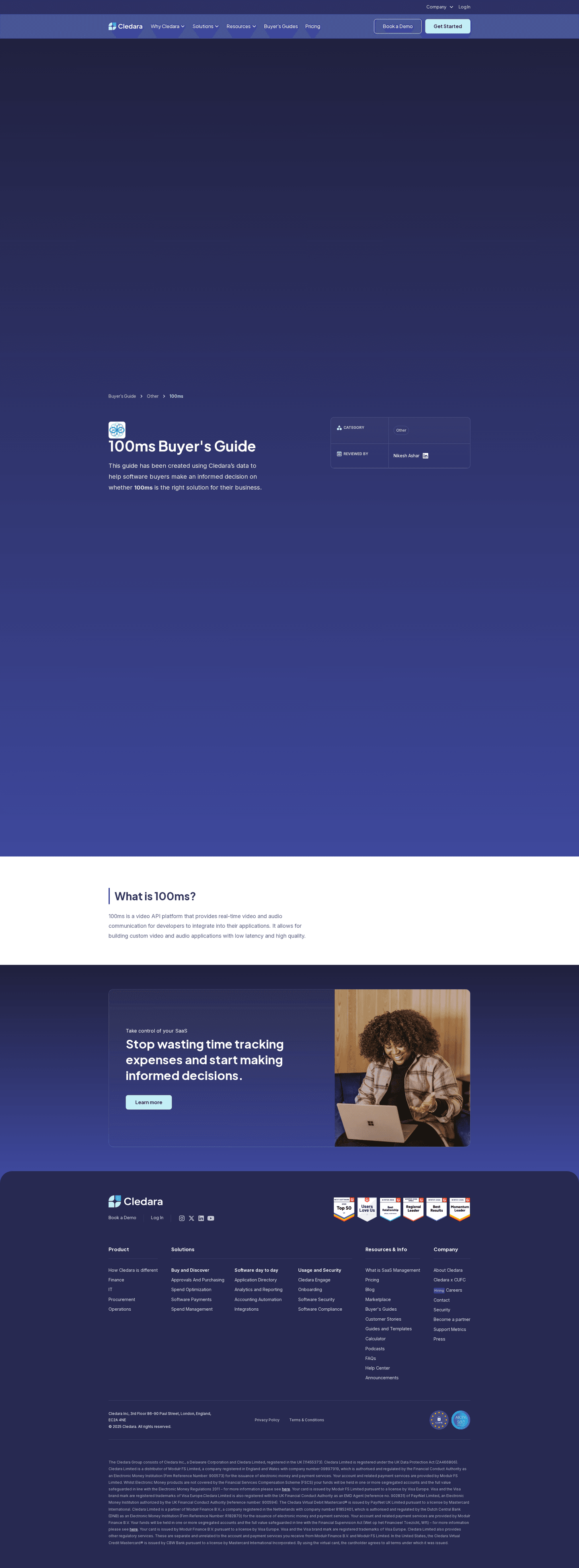 Cledara SEO landing page