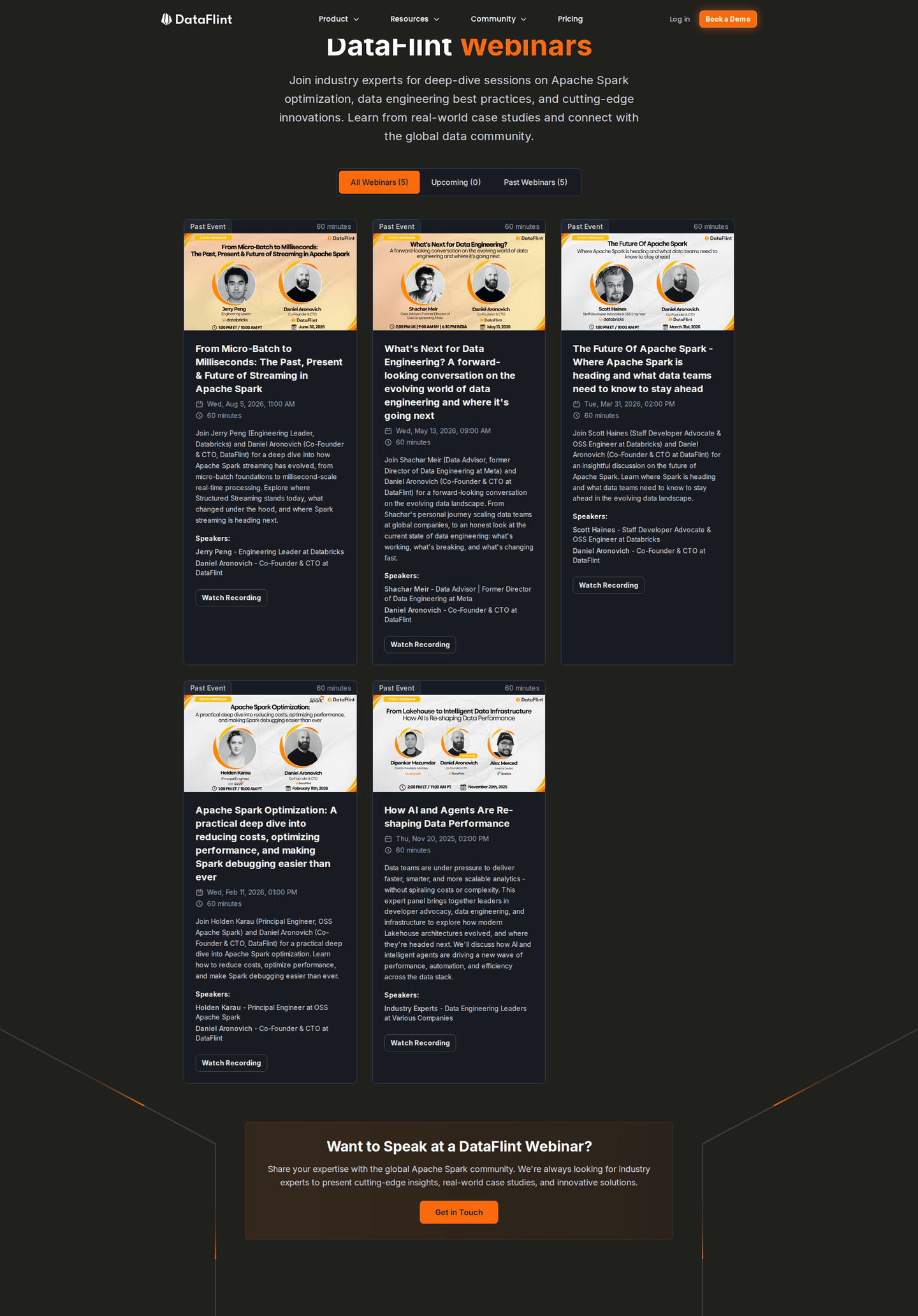 Dataflint homepage