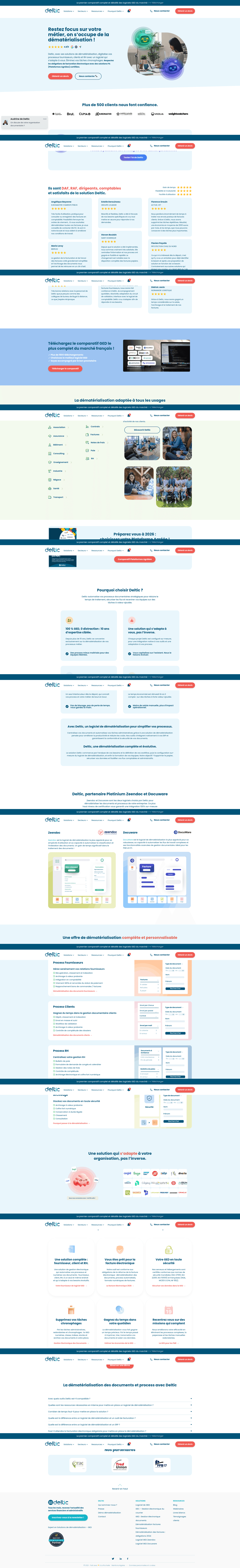 Top Event Tech landing page example