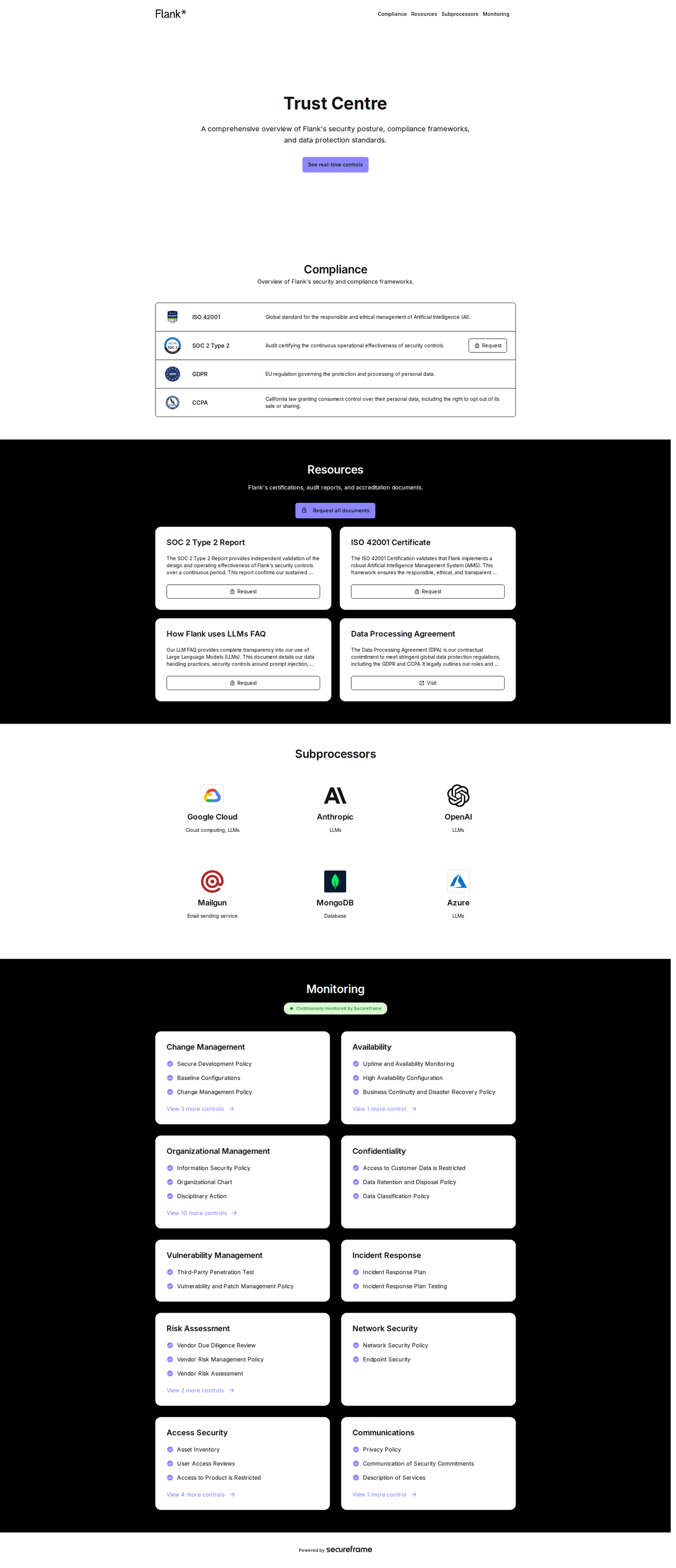 Flank homepage