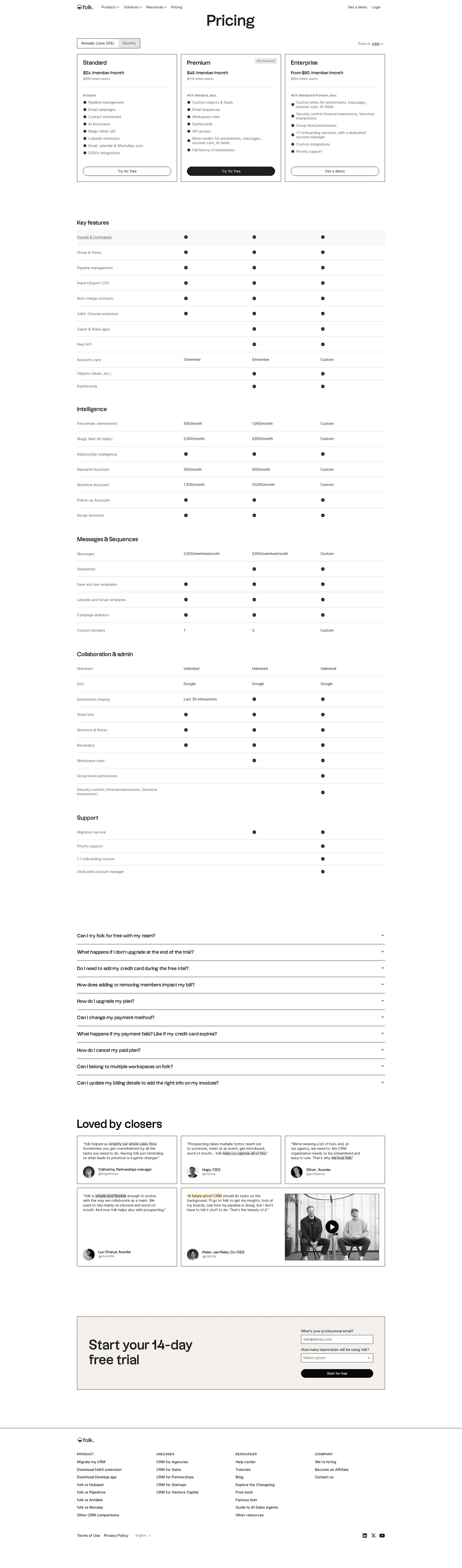Folk homepage
