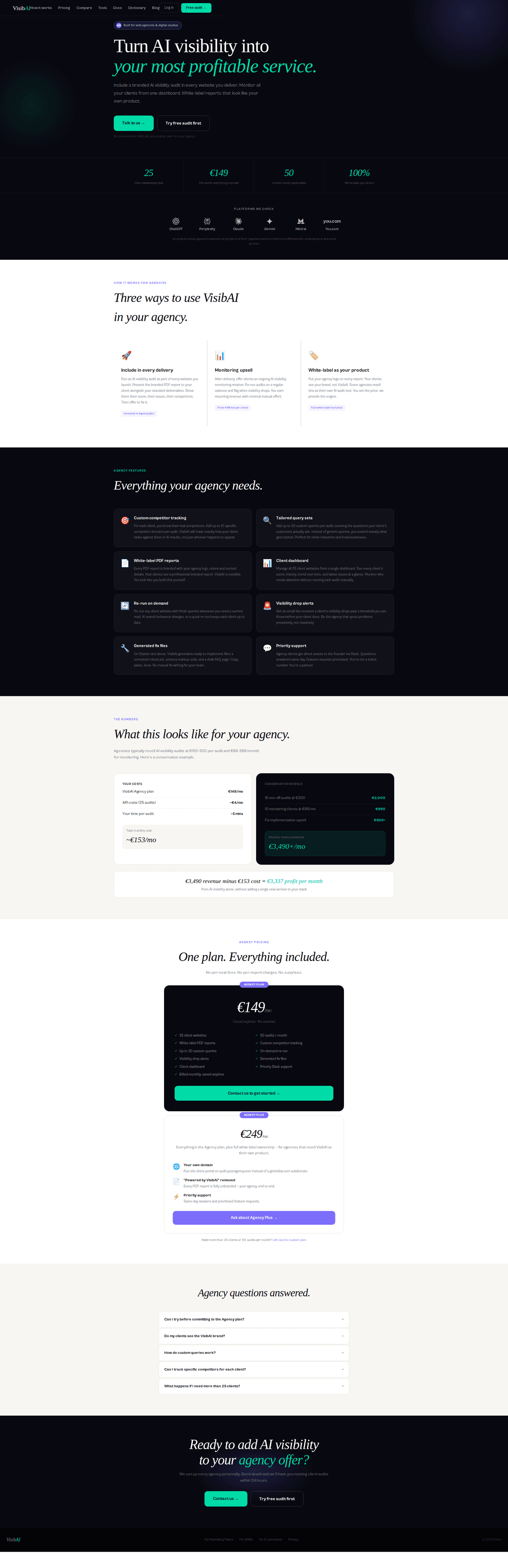 VisibAI industry page