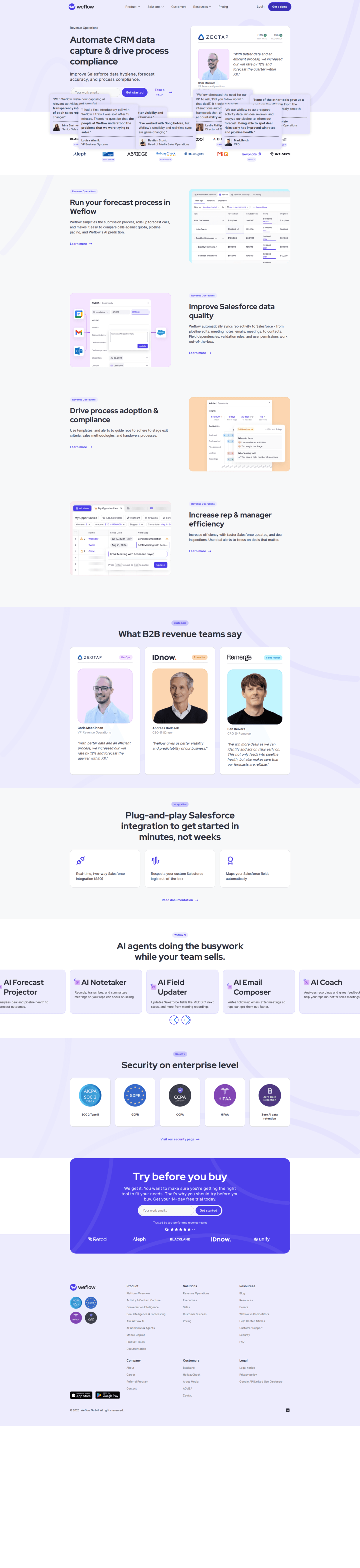 Getweflow homepage