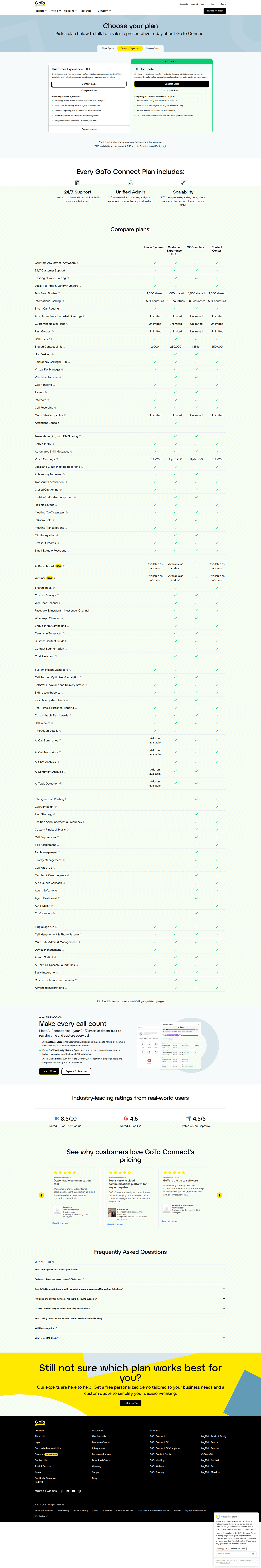 Goto pricing page