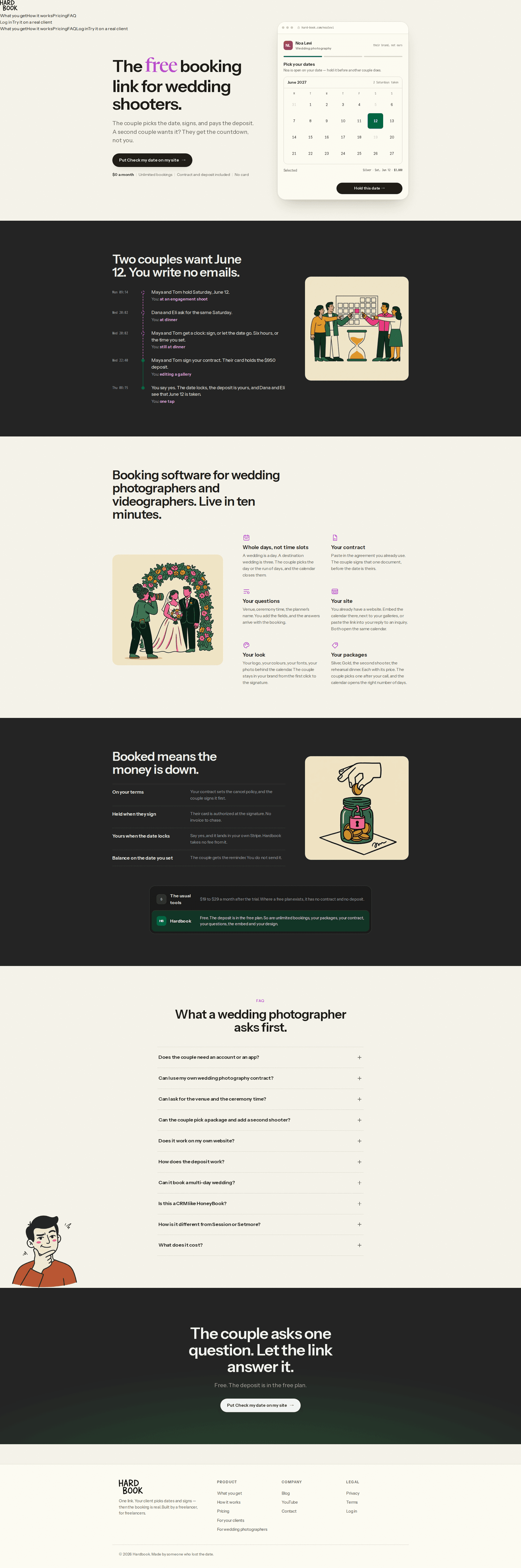 Hardbook persona page