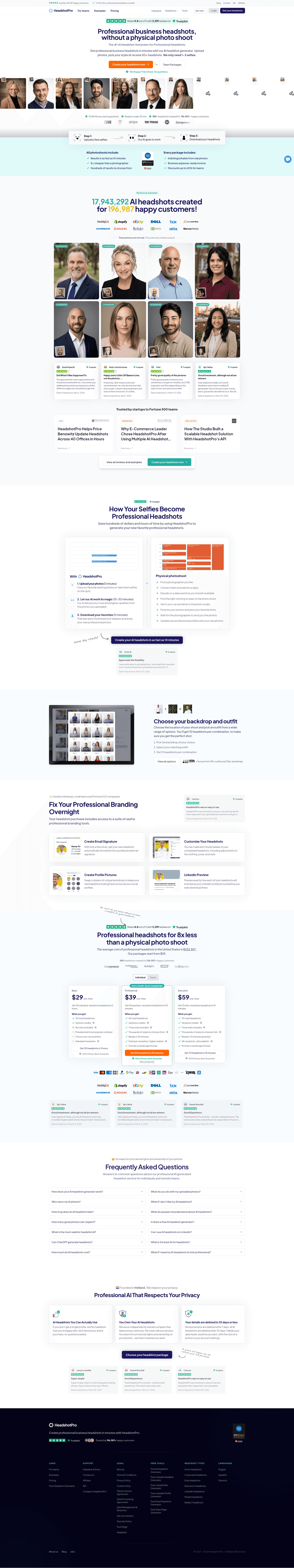 Top Software landing page example