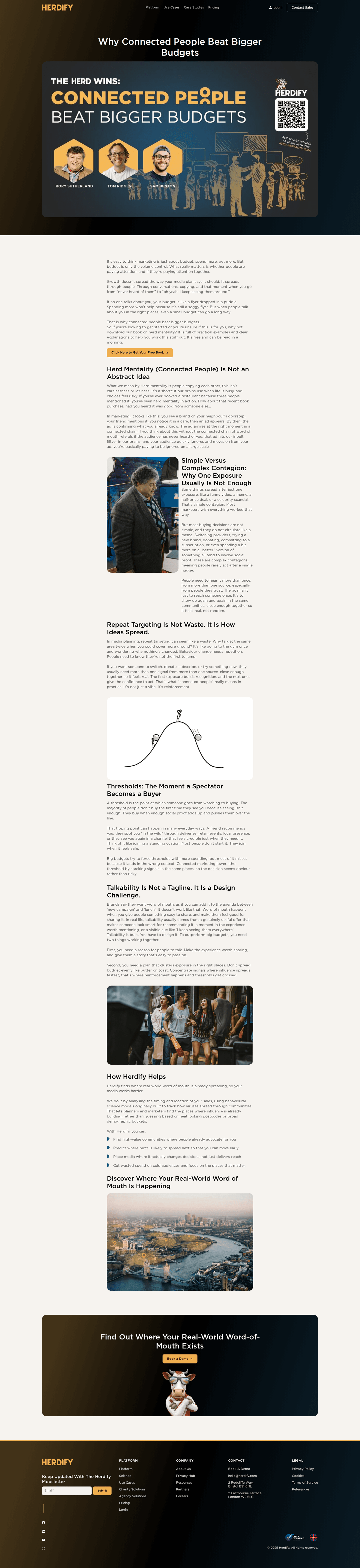 SEO landing page example