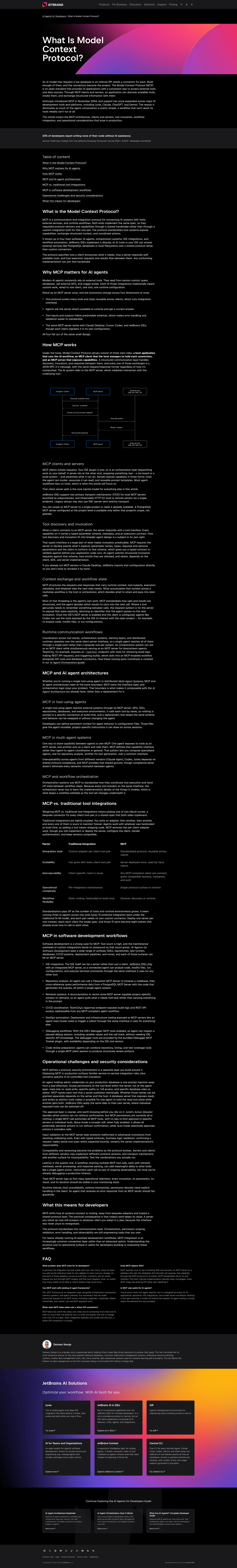 JetBrains SEO landing page