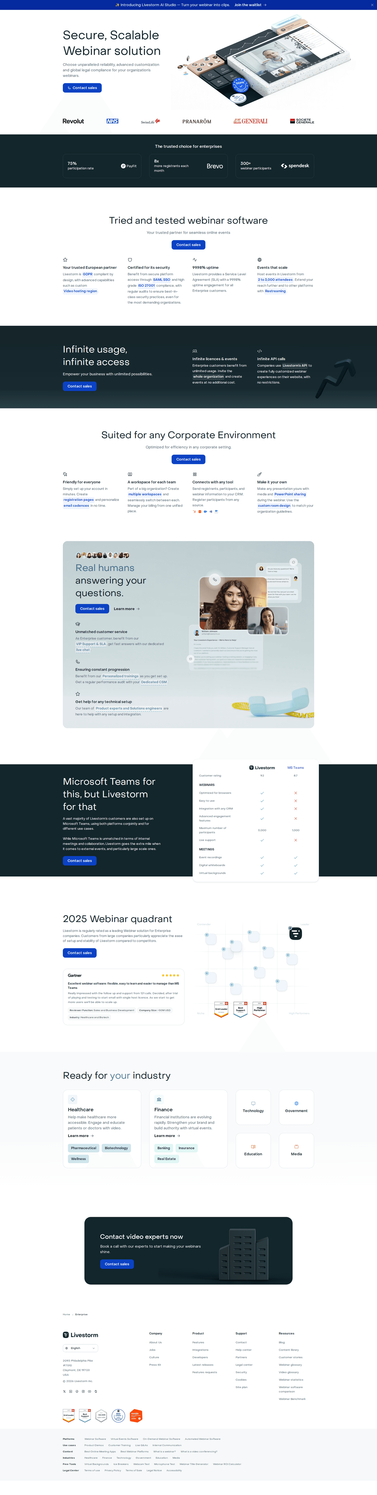 Livestorm homepage
