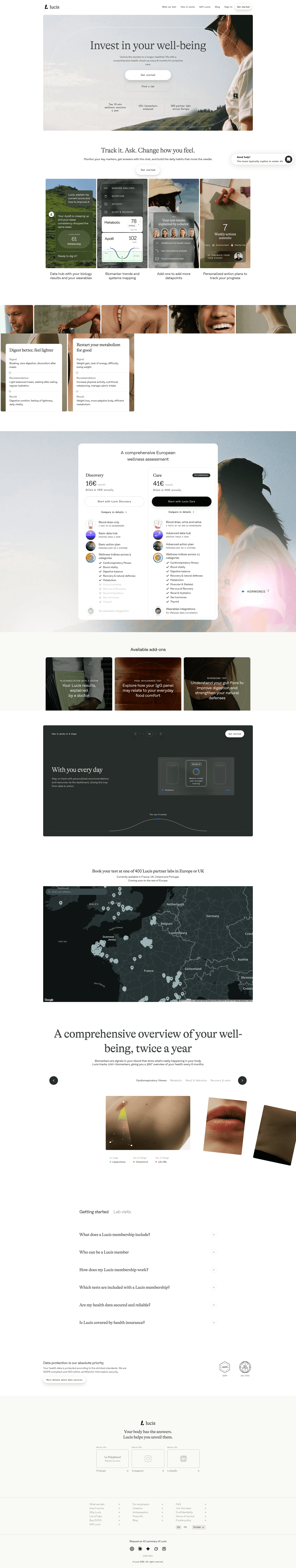 Top Healthcare landing page example