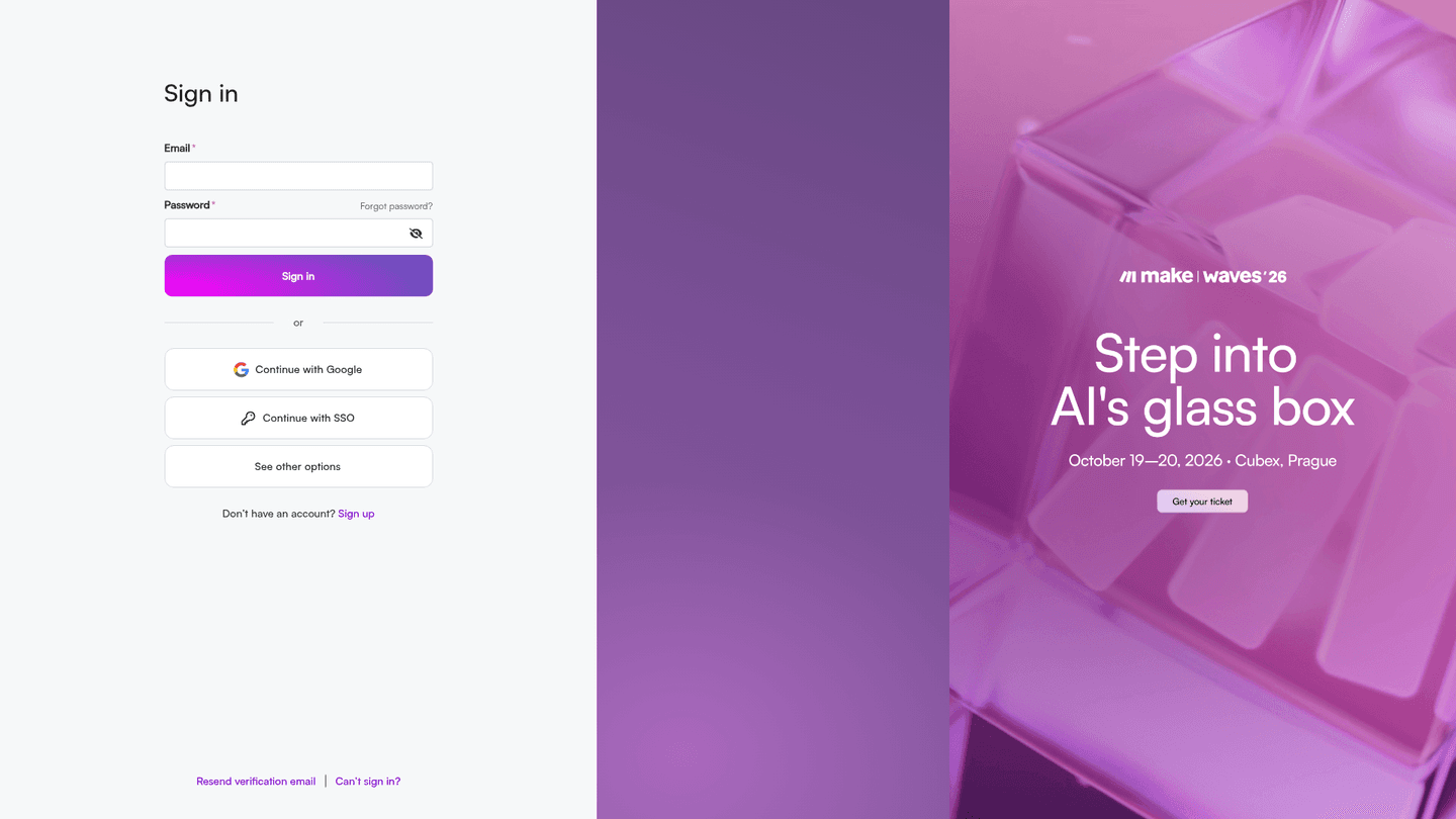 Make login page
