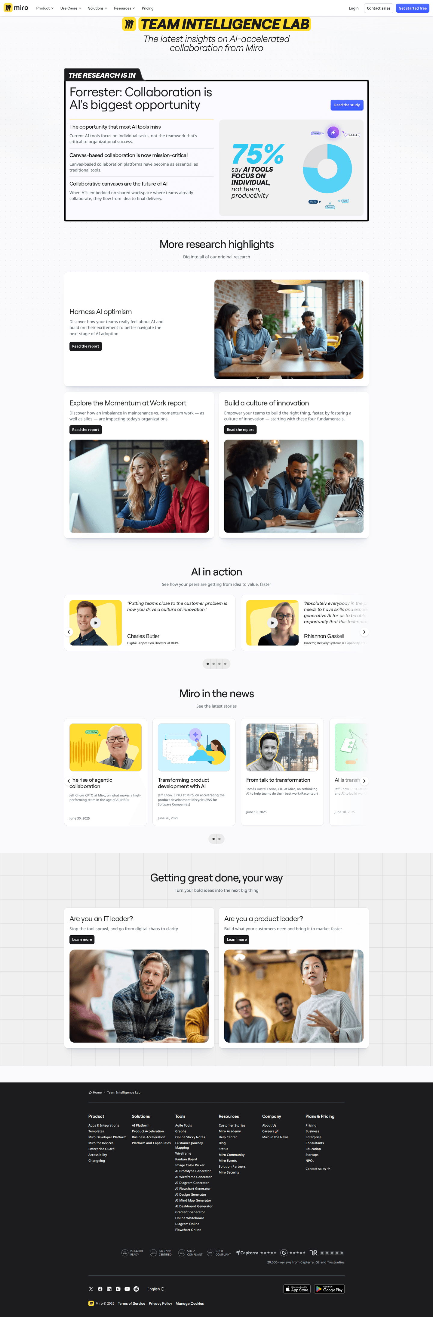 Miro resources page