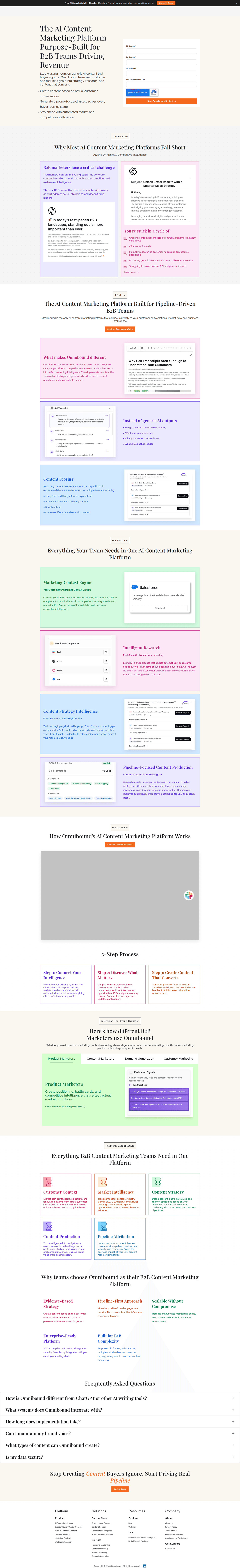 Omnibound PPC landing page