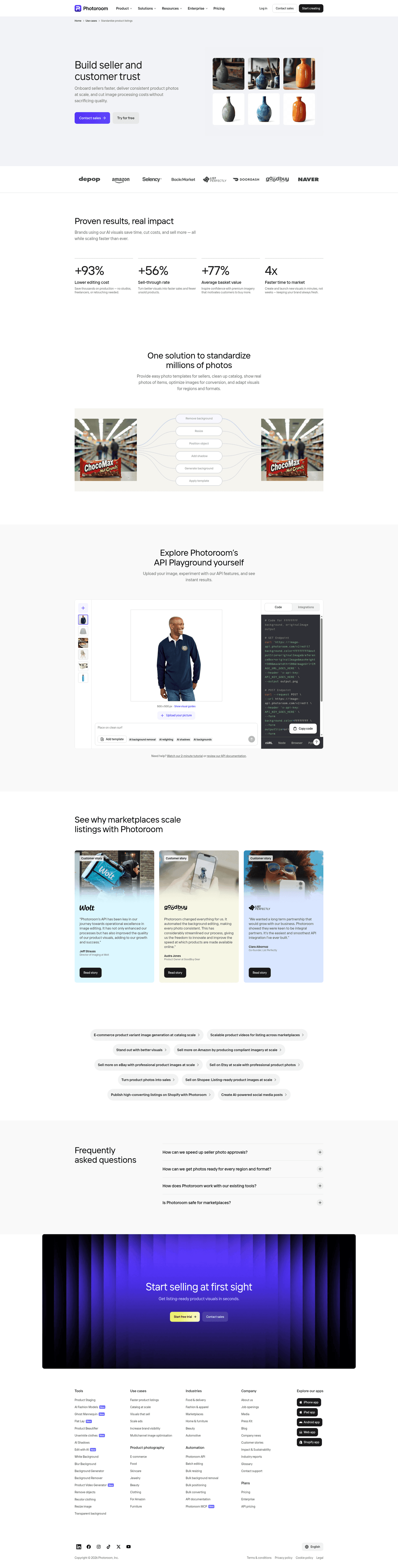 PhotoRoom use case page