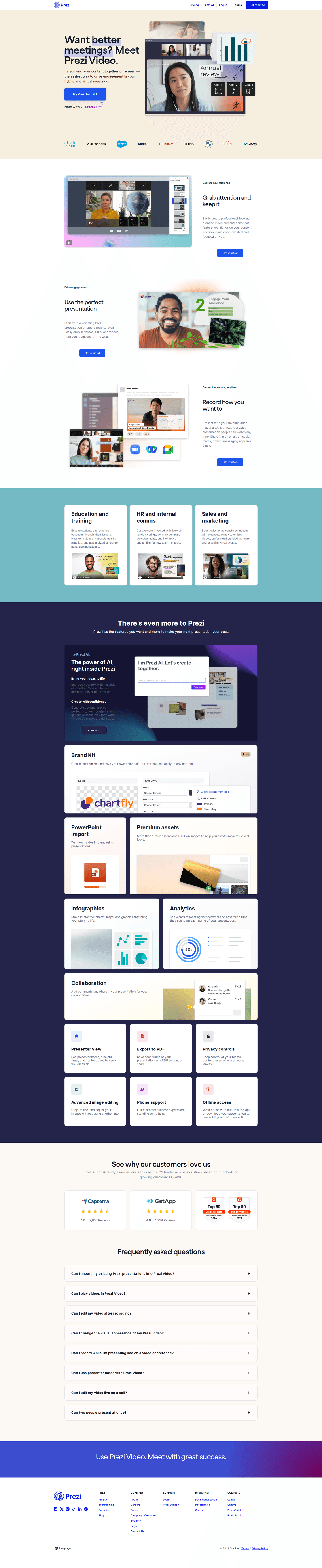 Prezi use case page