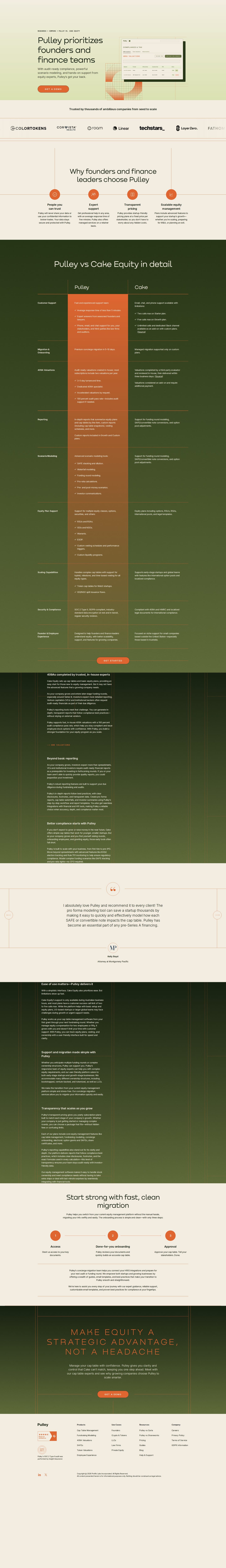Pulley comparison page