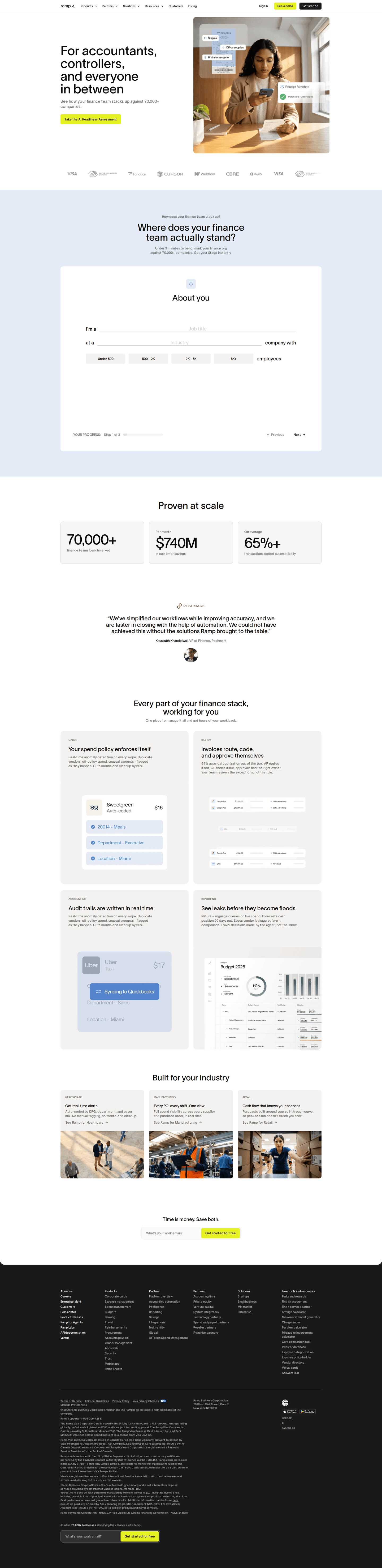 Ramp persona page
