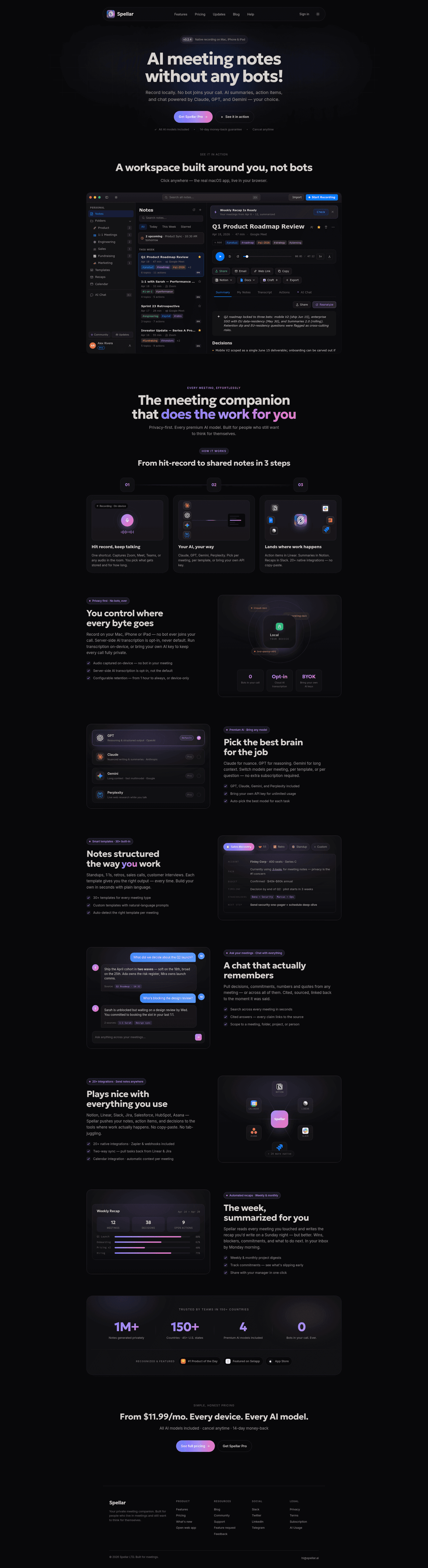 Top Knowledge Management landing page example