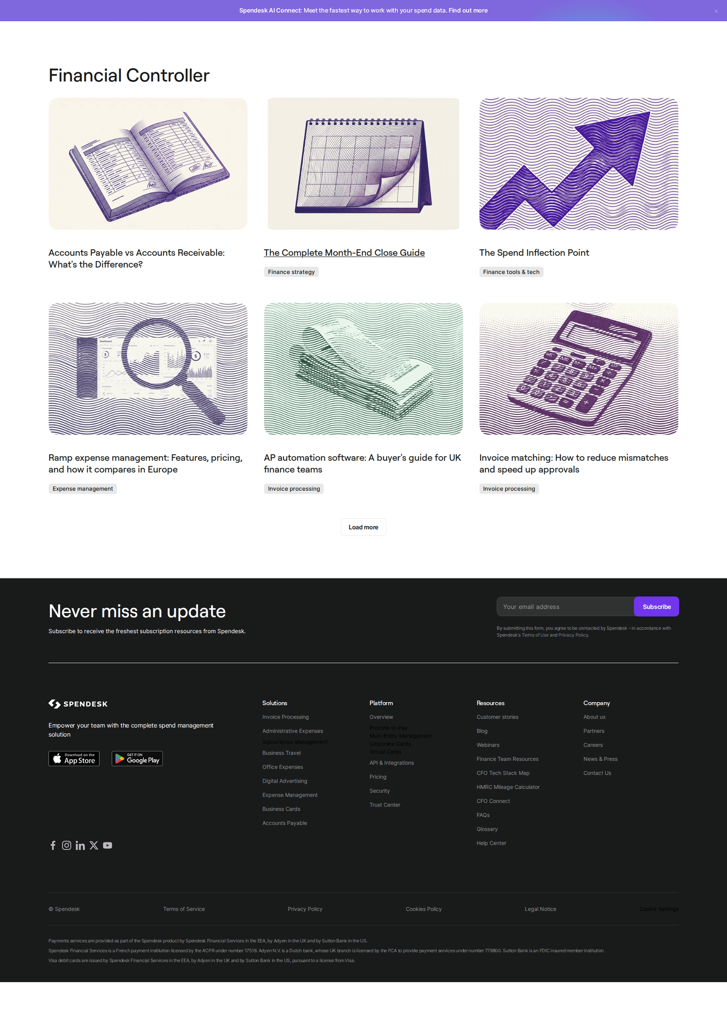 Spendesk blog page