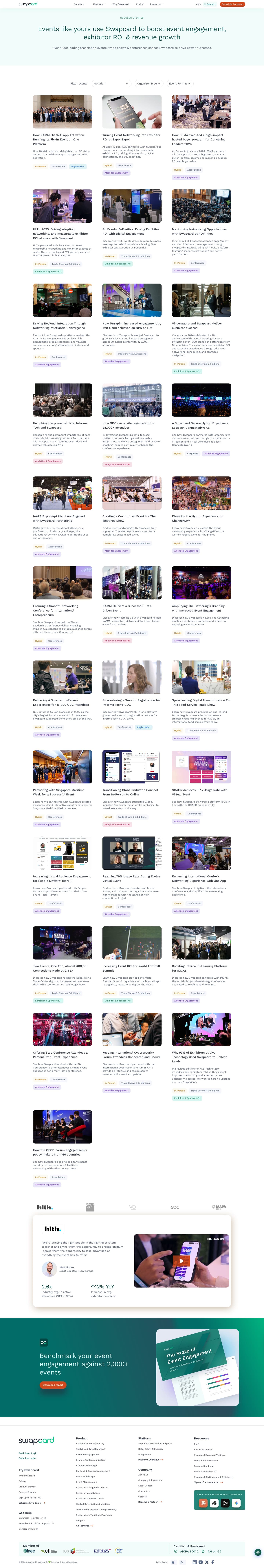 Customer stories page example