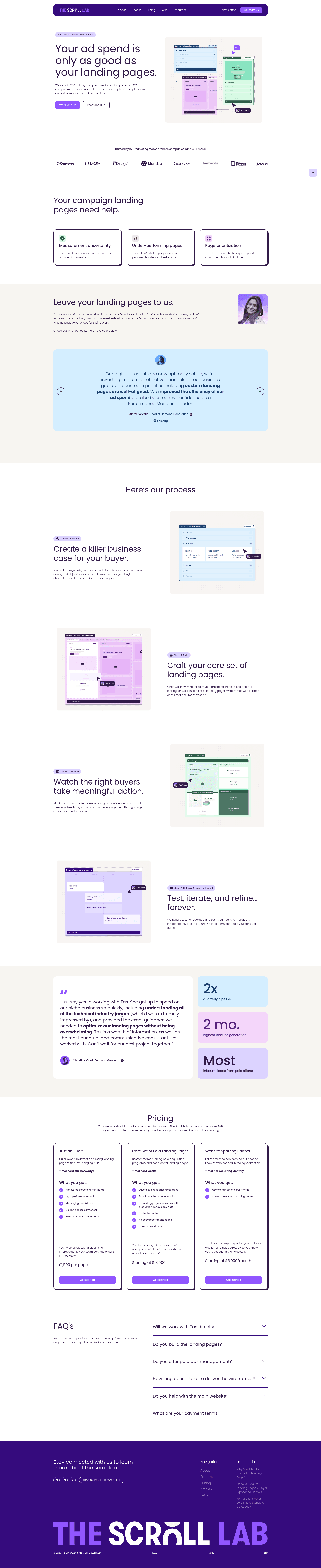 TheScrollLab homepage