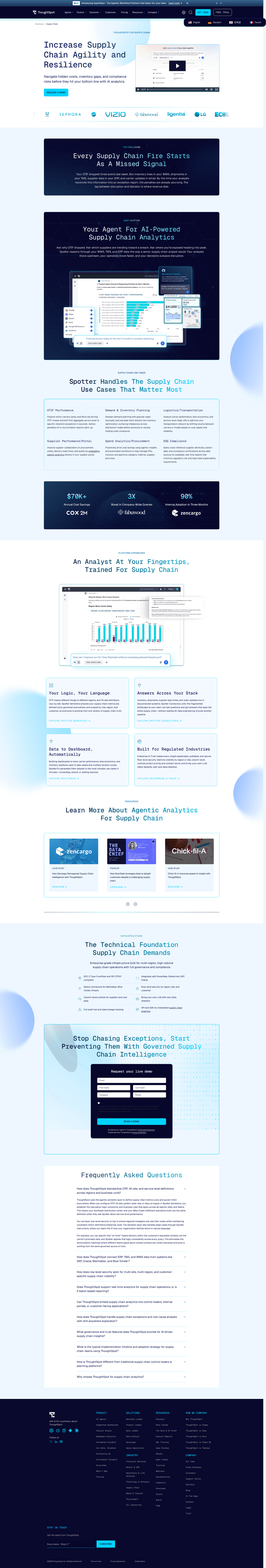 Industry page example