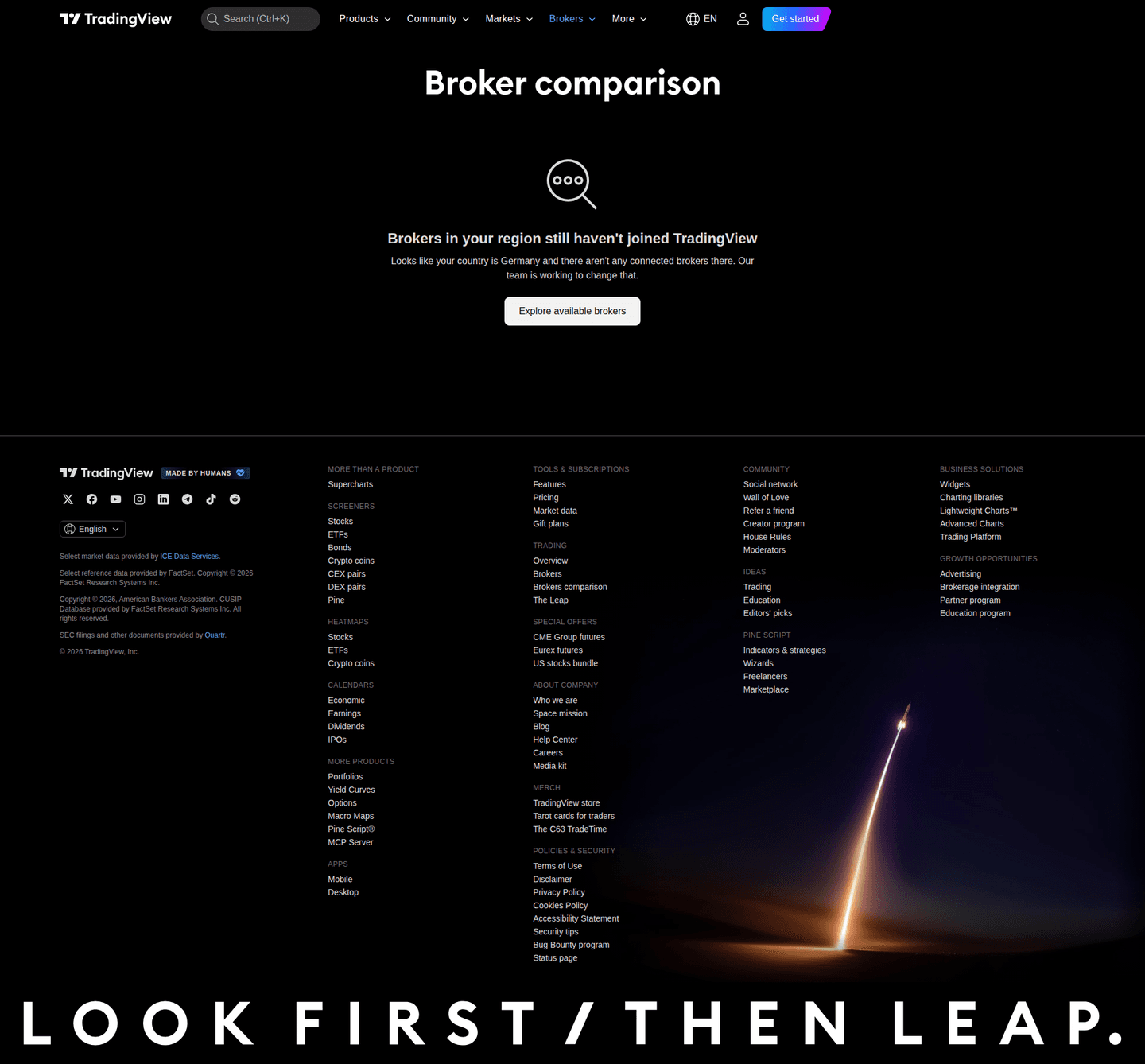 Comparison page example