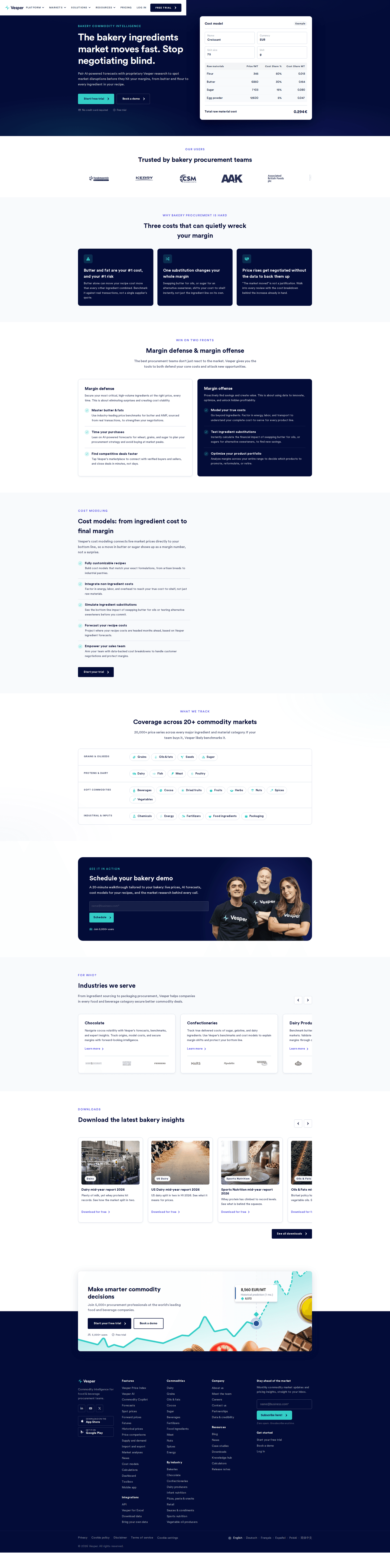 Vesper industry page