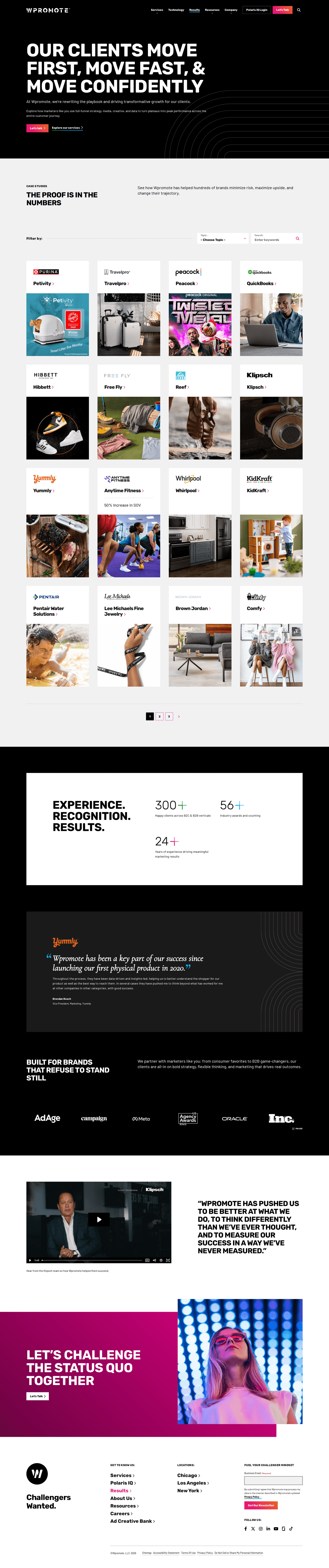 Wpromote case study page
