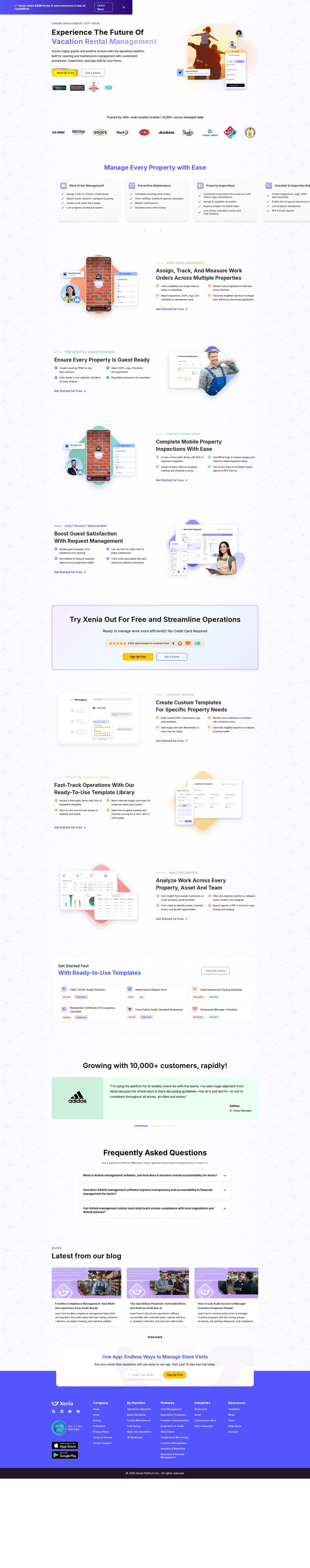 Xenia industry page