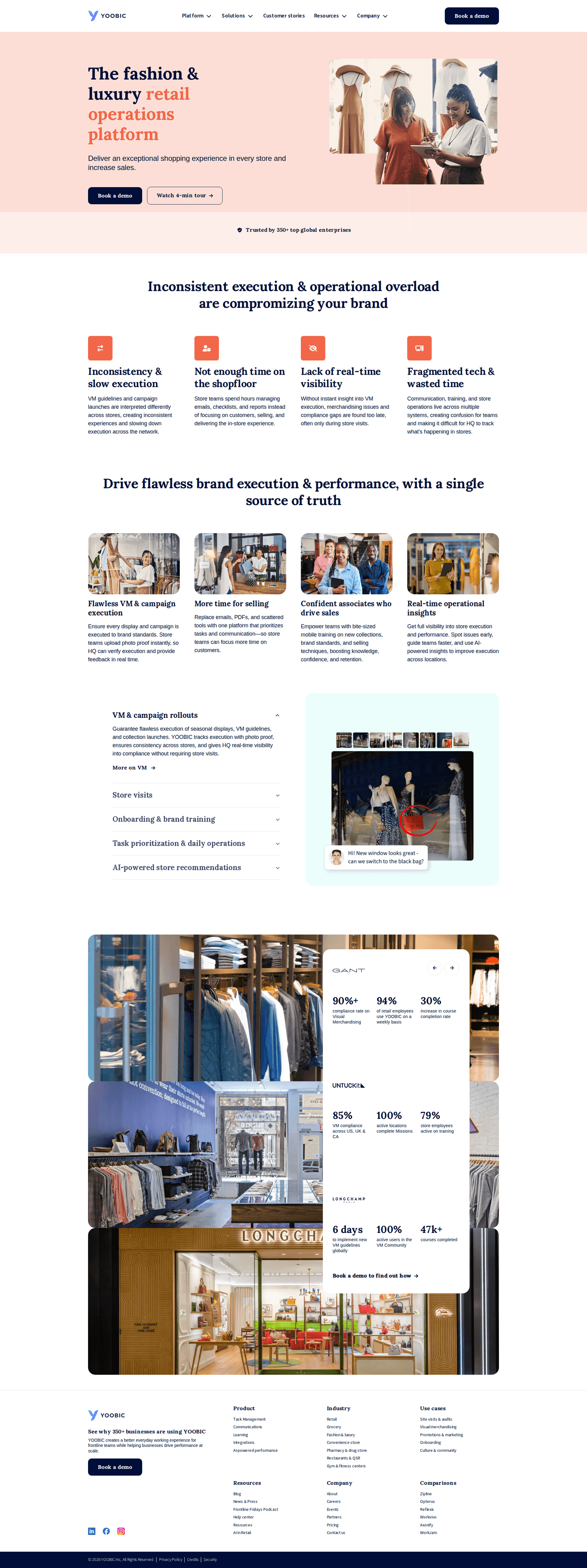 Yoobic industry page