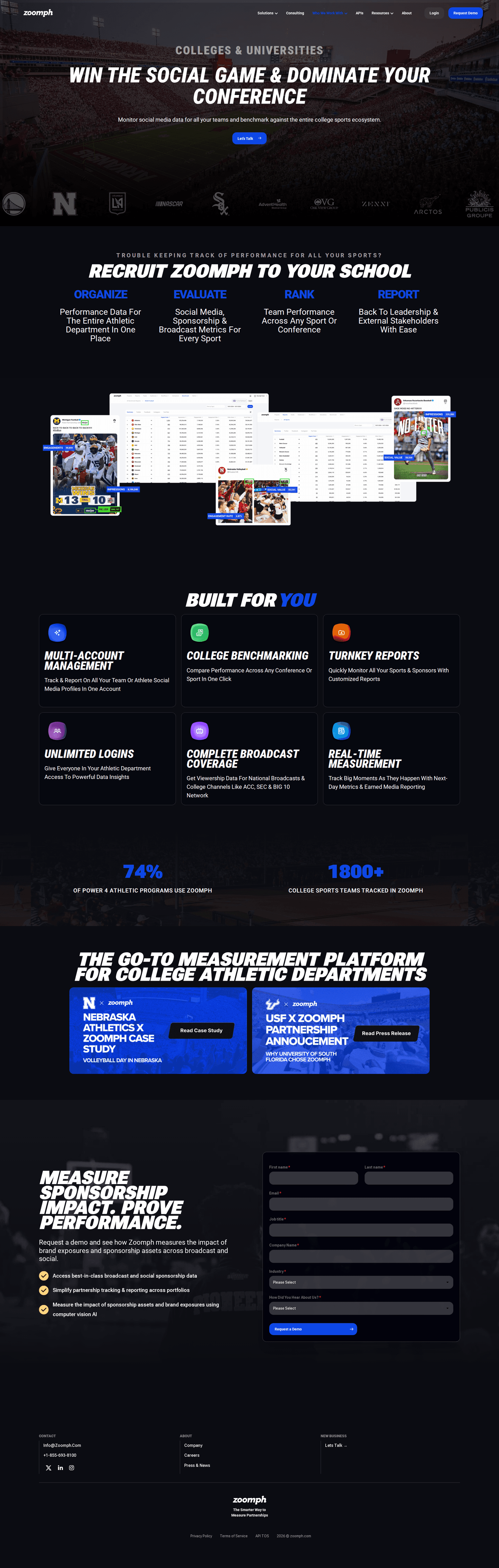 Zoomph industry page